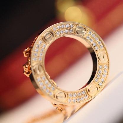 [Dawnora Jewelry]LOVE NECKLACE ADJUSTABLE ROSE GOLD