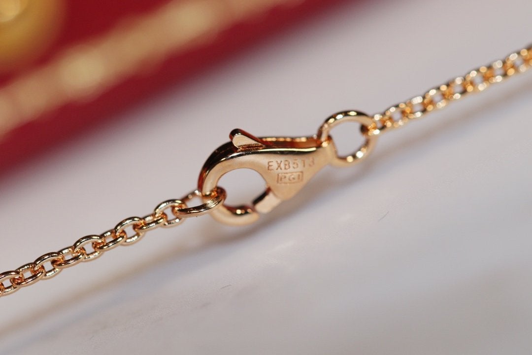 [Dawnora Jewelry]LOVE NECKLACE PINK GOLD AND SILVER