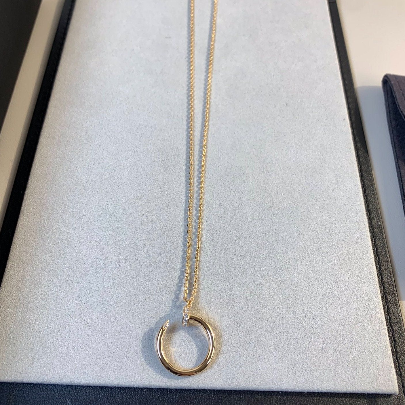 [Dawnora Jewelry]JUSTE NECKLACE PINK GOLD