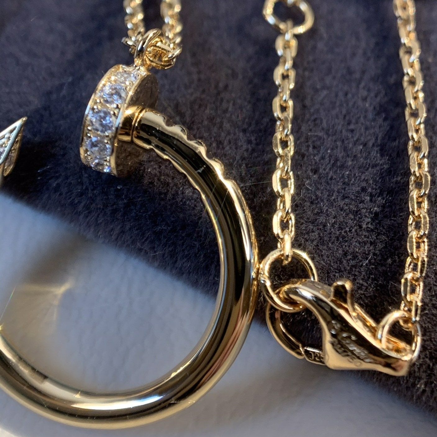 [Dawnora Jewelry]JUSTE NECKLACE PINK GOLD