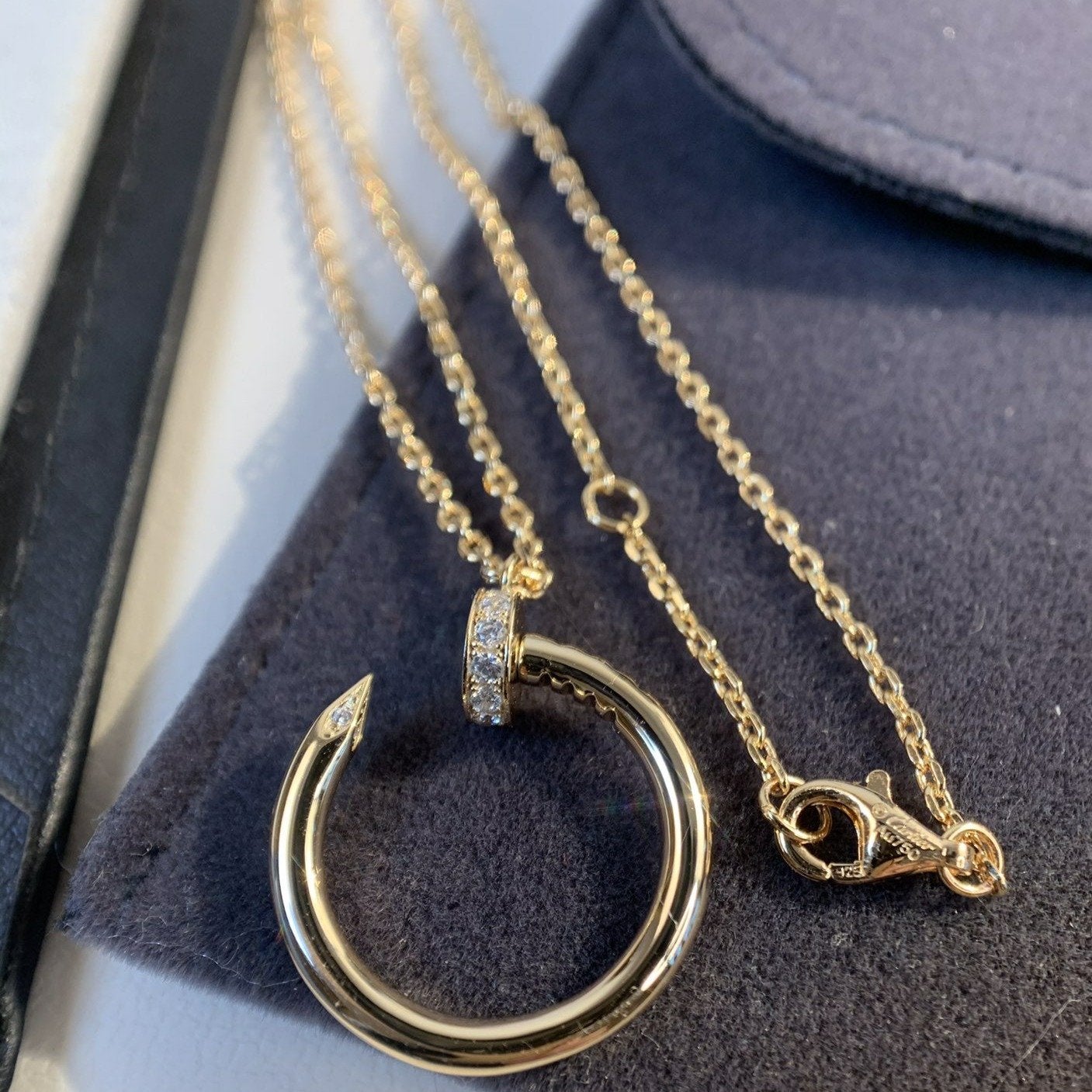 [Dawnora Jewelry]JUSTE NECKLACE PINK GOLD