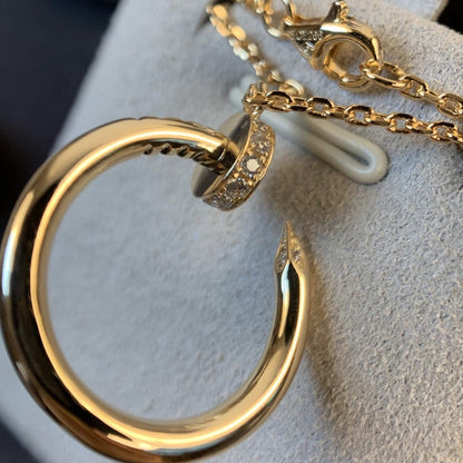 [Dawnora Jewelry]JUSTE NECKLACE PINK GOLD