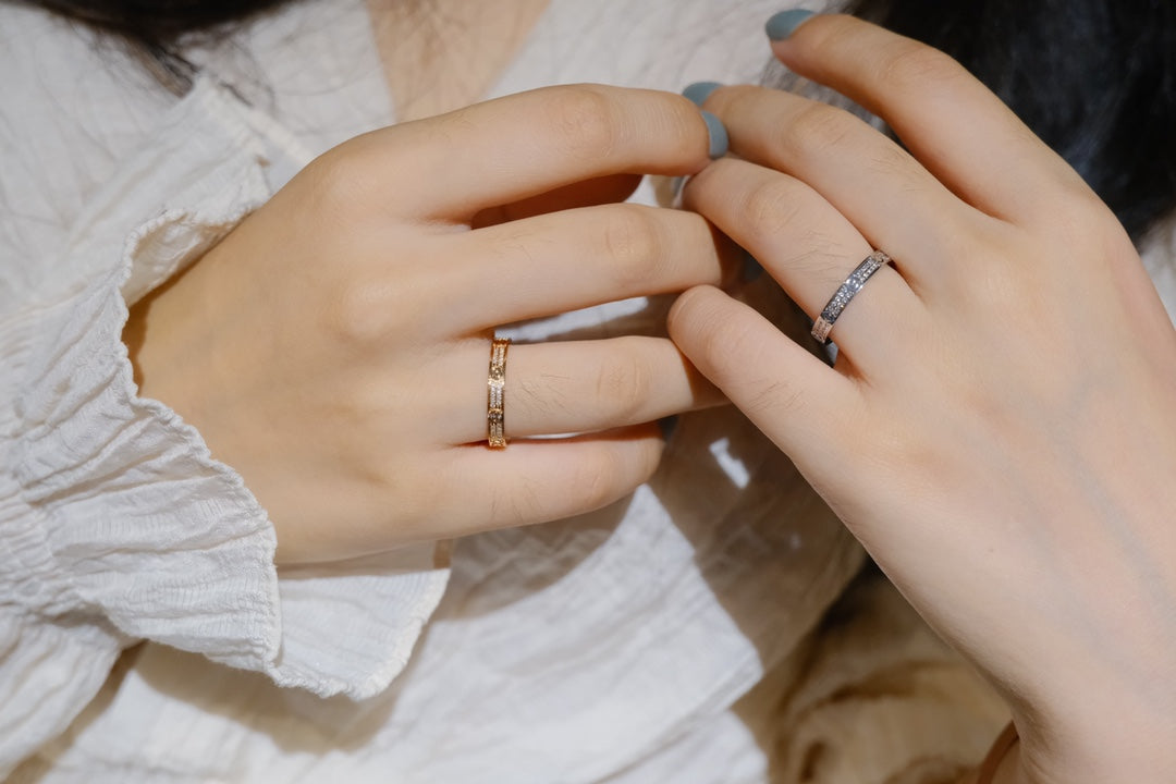 [Dawnora Jewelry]LOVE RING 2.65MM DIAMOND