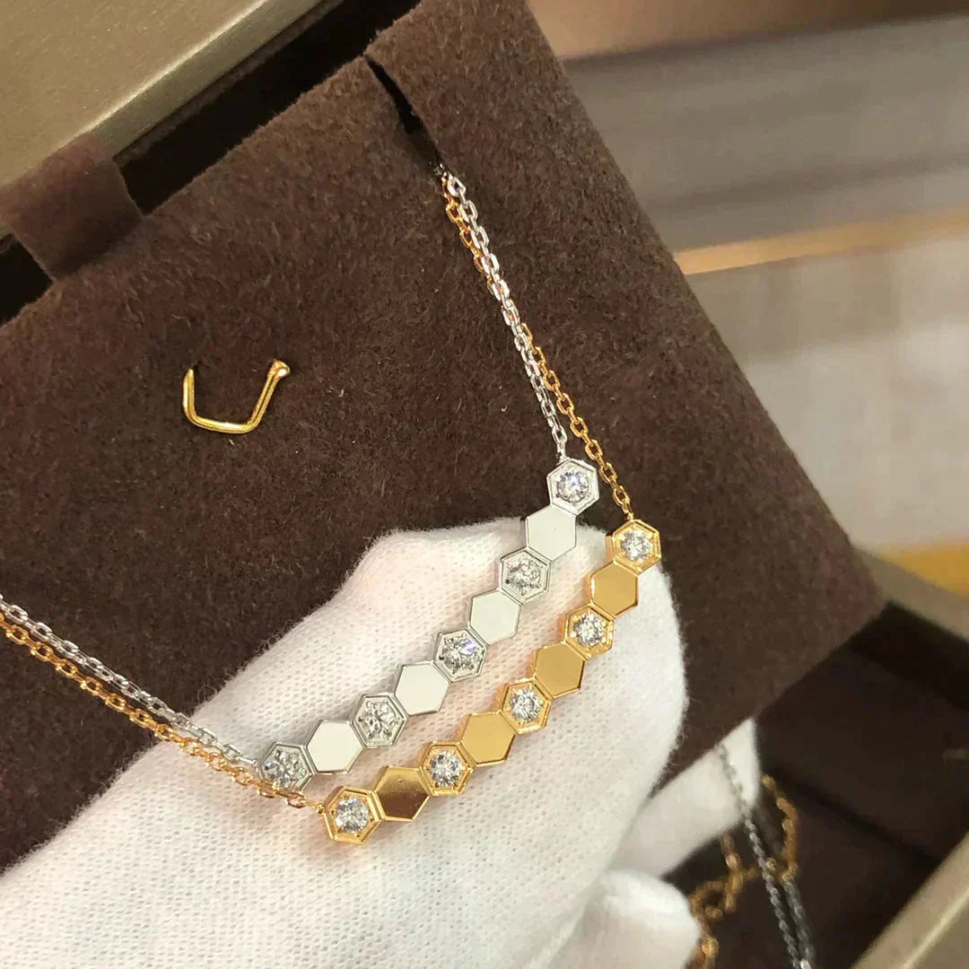 [Dawnora Jewelry]BEE LOVE NECKLACE DIAMOND