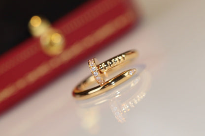 [Dawnora Jewelry]JUSTE RING 2.65MM GOLD DIAMOND