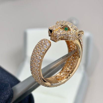 [Dawnora Jewelry]PANTHERE PINK GOLD DIAMOND RING