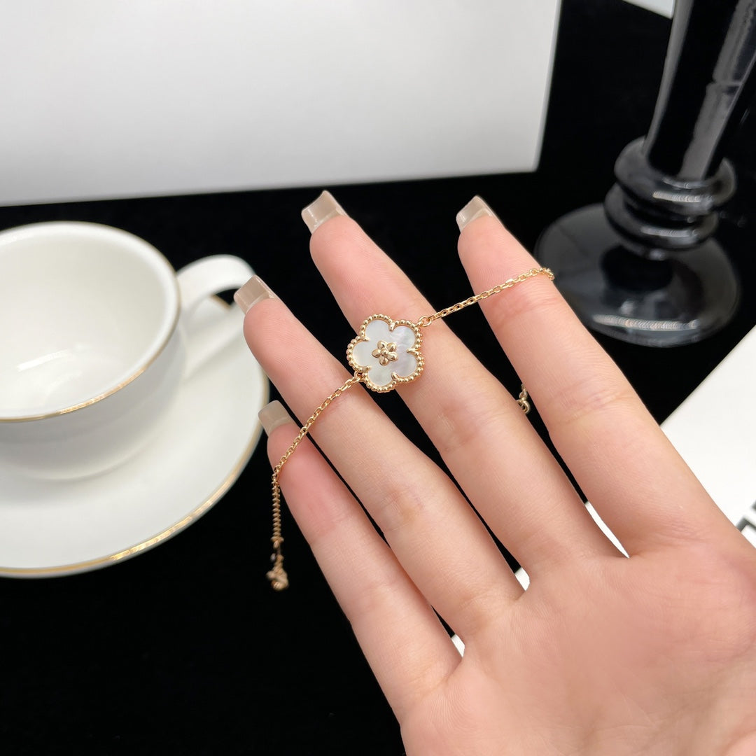 [Dawnora Jewelry]LUCKY SPRING ROSE GOLD MOP BRACELET