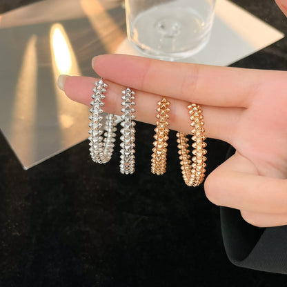 [Dawnora Jewelry]CLASH HOOP EARRINGS