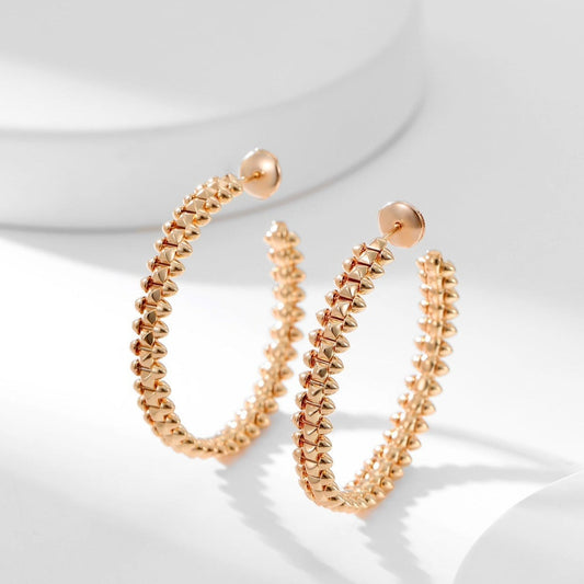 [Dawnora Jewelry]CLASH HOOP EARRINGS