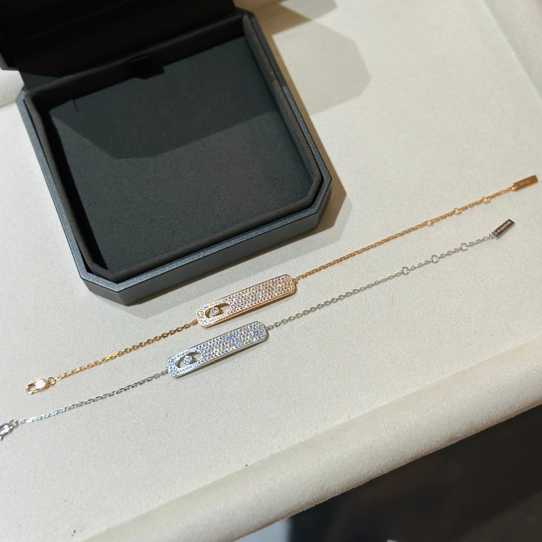 [Dawnora Jewelry]MOVE CLASSIQUE DIAMOND PAVED BRACELET