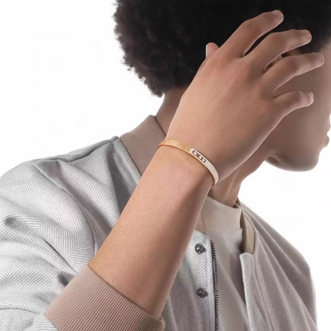 [Dawnora Jewelry]2026 BRAND-NEW FROSTED BRACELET WITH DIAMONDS THREE COLORS