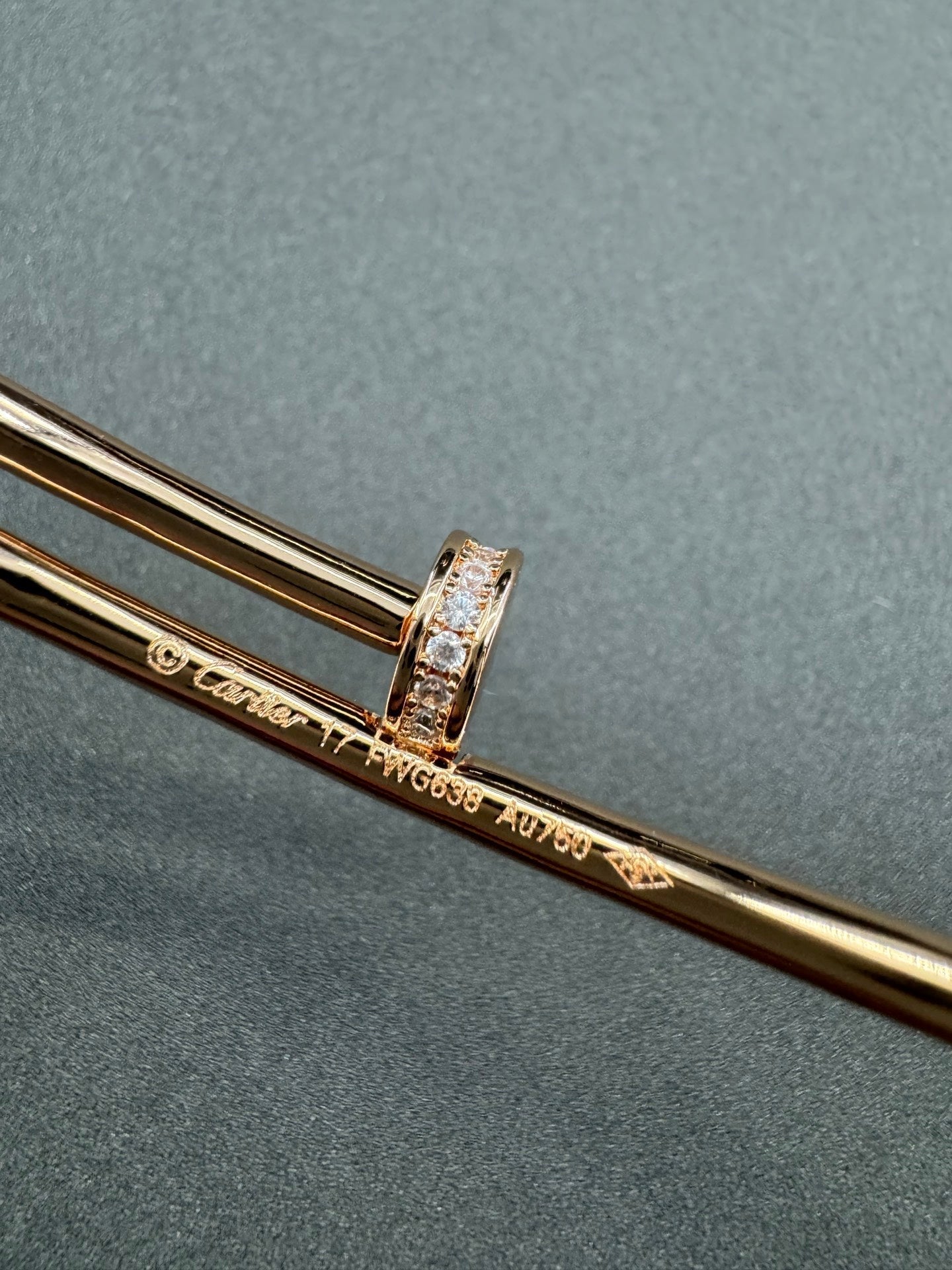 [Dawnora Jewelry]JUSTE BRACELET 2.5MM  DIAMONDS2