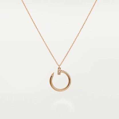 [Dawnora Jewelry]JUSTE NECKLACE PINK GOLD