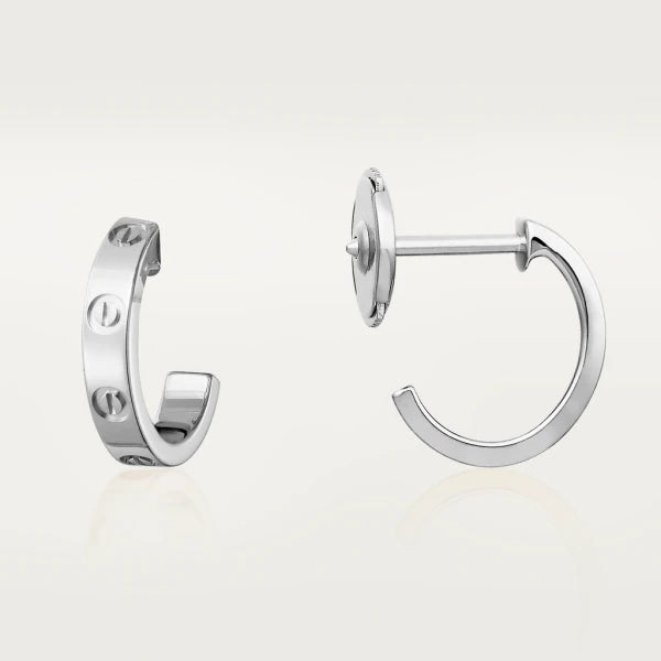 [Dawnora Jewelry]LOVE EARRINGS 2.65MM SILVER