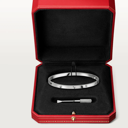 [Dawnora Jewelry]LOVE BRACELET 3.65MM 10 DIAMONDS