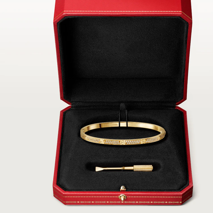 [Dawnora Jewelry]LOVE BRACELET 3.65MM DIAMOND-PAVED