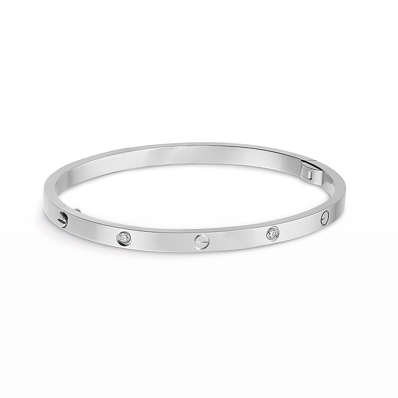 [Dawnora Jewelry]LOVE BRACELET 3.65MM 6 DIAMONDS