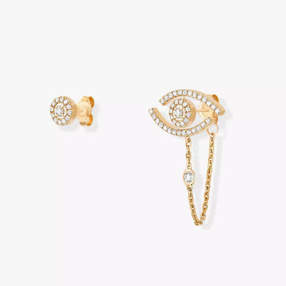 [Dawnora Jewelry]Lucky Eye Diamond Earrings