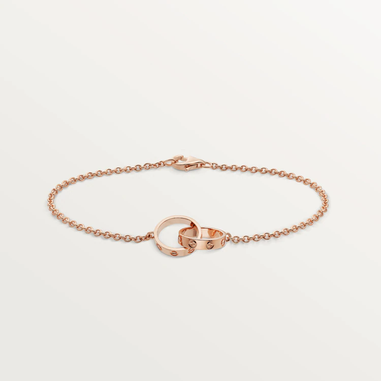 [Dawnora Jewelry]LOVE BRACELET DOUBLE RING
