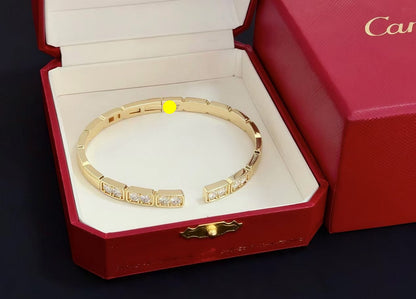 [Dawnora Jewelry jewelrys]LOVE DIAMOND OPEN  BRACELET