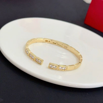 [Dawnora Jewelry jewelrys]LOVE DIAMOND OPEN  BRACELET