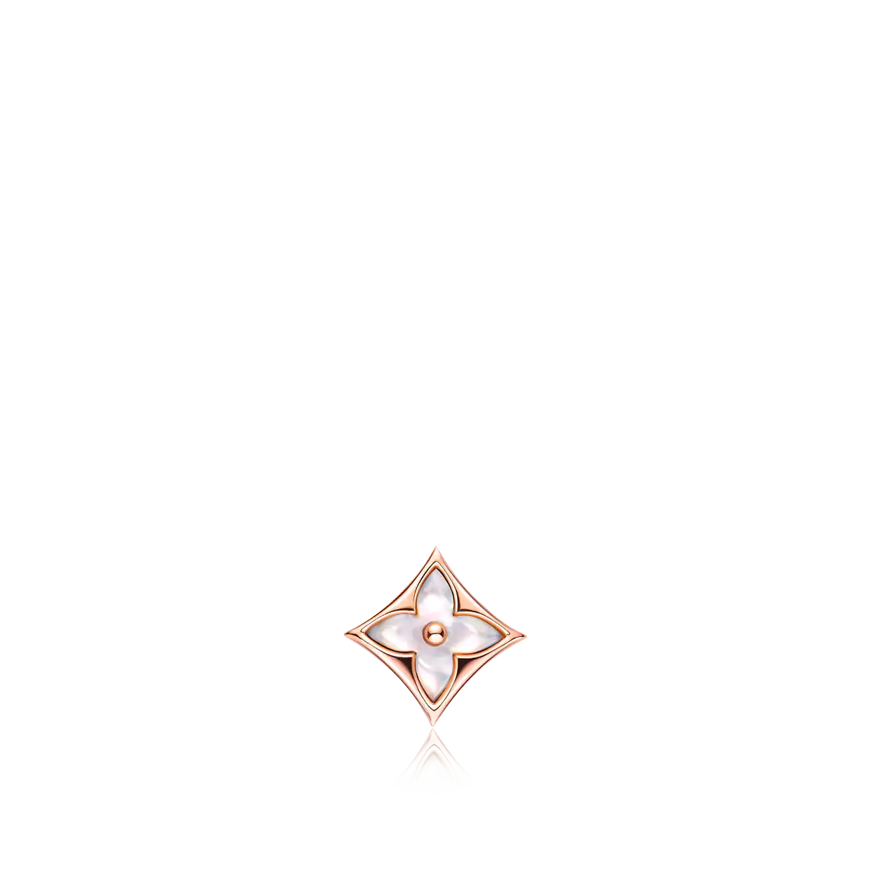 [Dawnora Jewelry]STAR MOP PINK GOLD EARRINGS