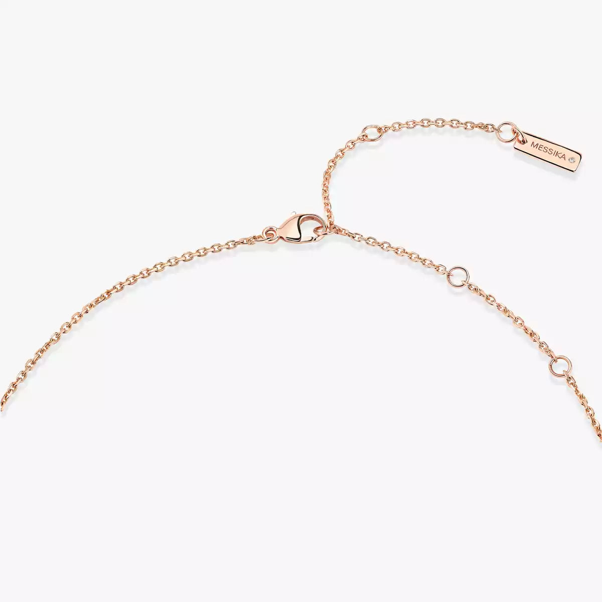 [Dawnora Jewelry]Lucky Eye Diamond Necklace in Rose Gold and Turquoise