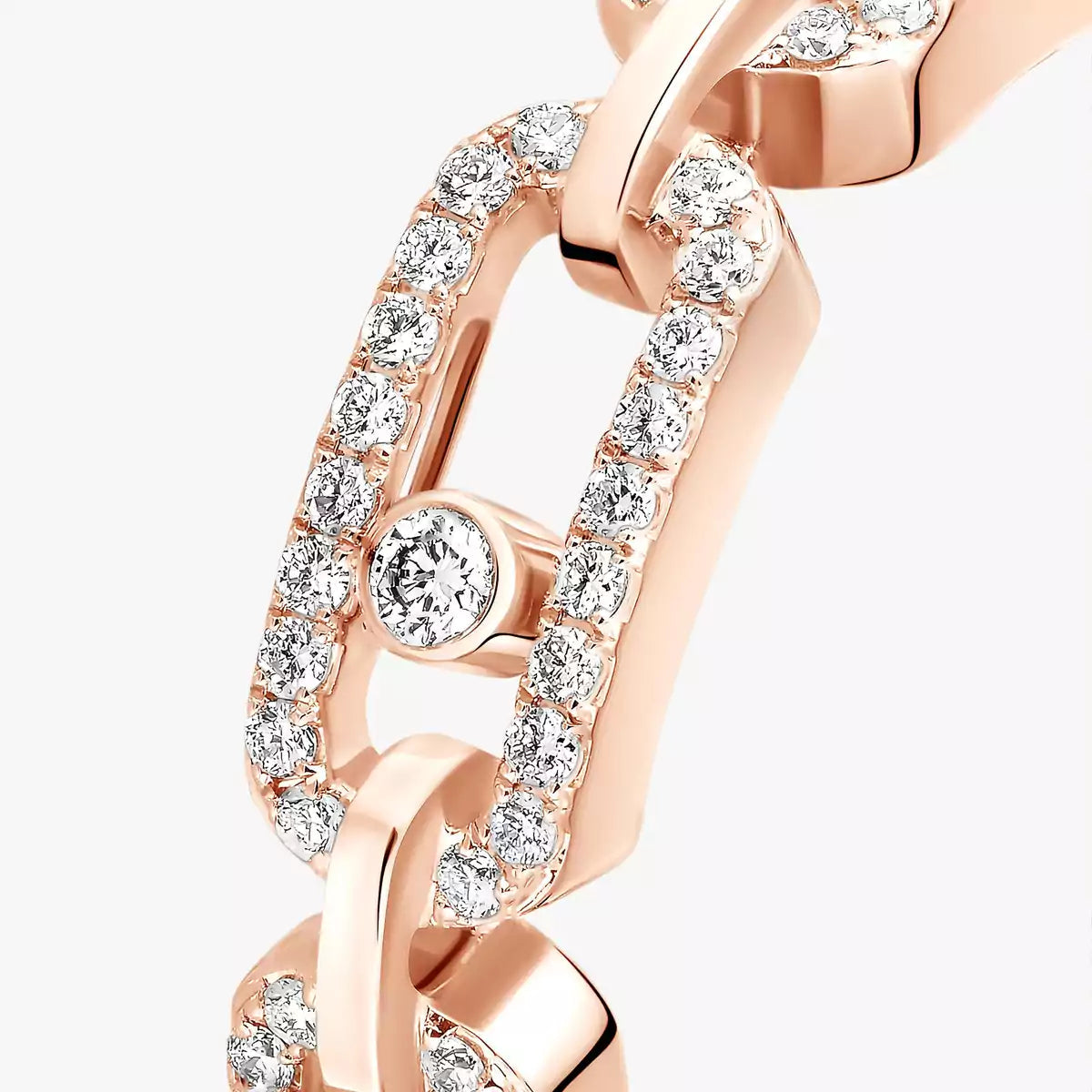 [Dawnora Jewelry]Move Link Pave_-Set Diamond Ring in Gold