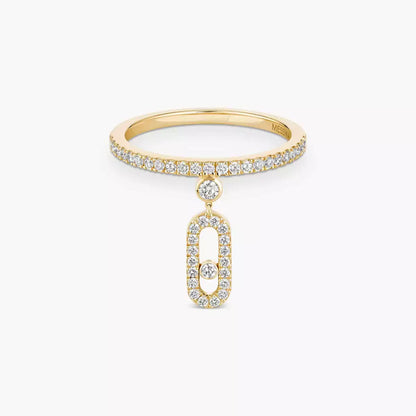 [Dawnora Jewelry]Move Uno Diamond Ring
