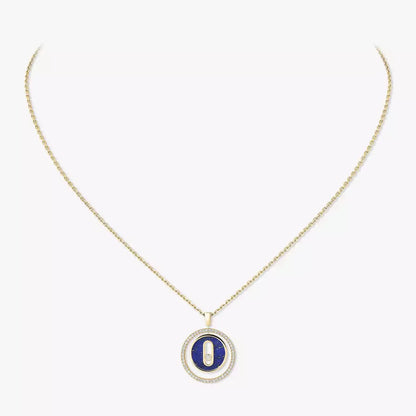 [Dawnora Jewelry]Lucky Move Diamond Necklace in Rose Gold and White Mother-of-Pearl