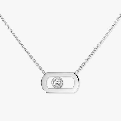 [Dawnora Jewelry]So Move Diamond Necklace in Gold