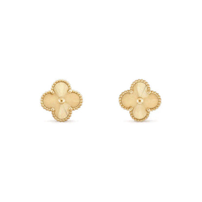 [Dawnora Jewelry]CLOVER MEDIUM 1 MOTIFS LASER EARRINGS