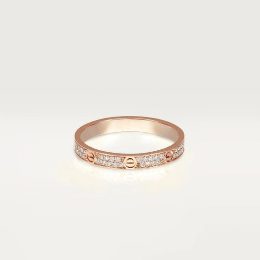 [Dawnora Jewelry]LOVE RING 2.65MM DIAMOND