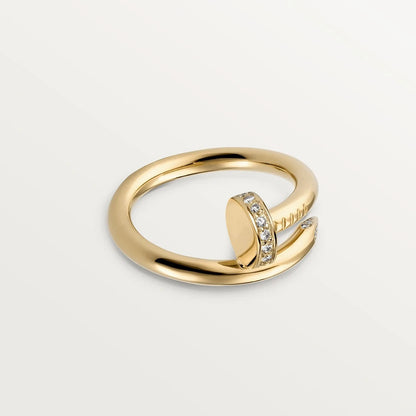 [Dawnora Jewelry]JUSTE RING 2.65MM GOLD DIAMOND