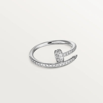[Dawnora Jewelry]JUSTE RING 1.8MM SILVER DIAMONDS